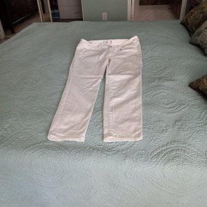 White denim low waisted jeans size 12